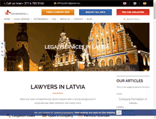 Tablet Screenshot of lawyerslatvia.com